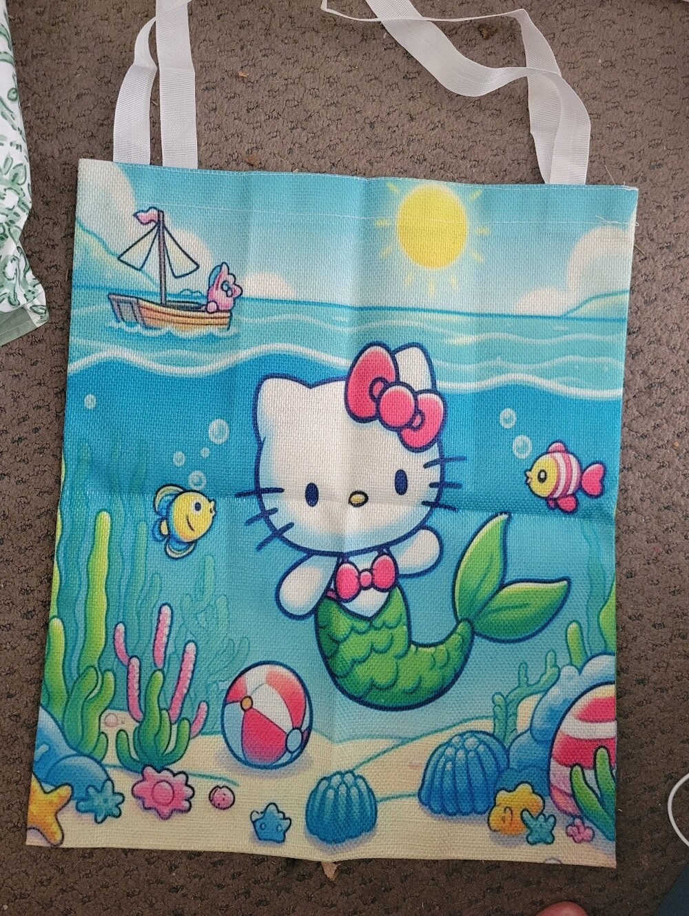 Adorable Sanrio Hello Kitty Colorful Tote Bag- NEW!
